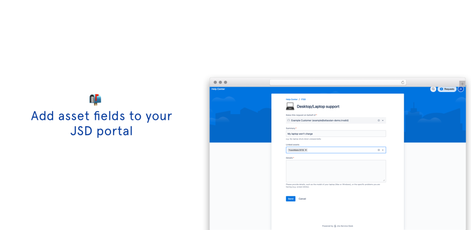 screenshot of Asset Management for Jira